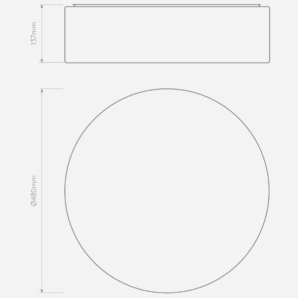 Đèn áp trần NE/CL01026
