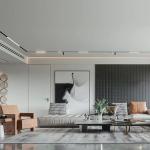 Thanh ray từ tính gắn nổi MR-SF-2,0-BK_NEO