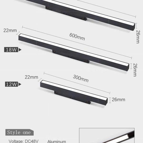 Đèn ray nam châm gắn âm 2m MR-RE-2,0-WH_NEO