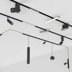 Ray từ tính gắn nổi siêu mỏng Neolight MRU-SF-1,0-BK_NEO